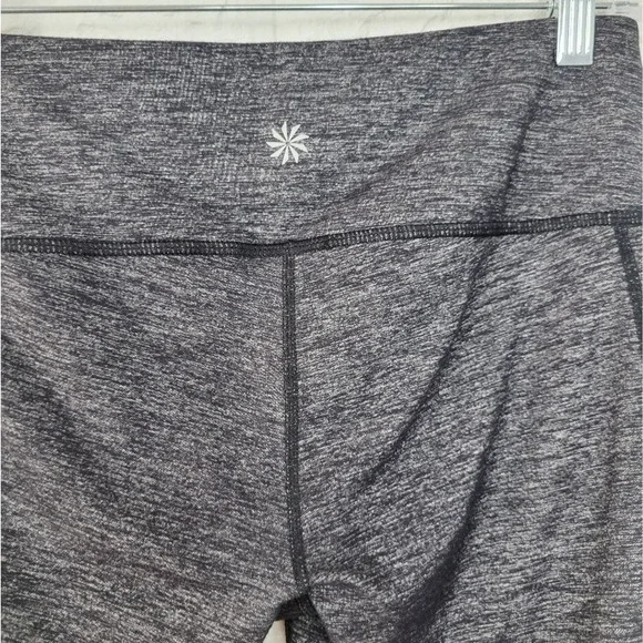 11: ATHLETA Mind Over Mat Capri Leggings | Charcoal | Size- S - Picture 12 of 13
